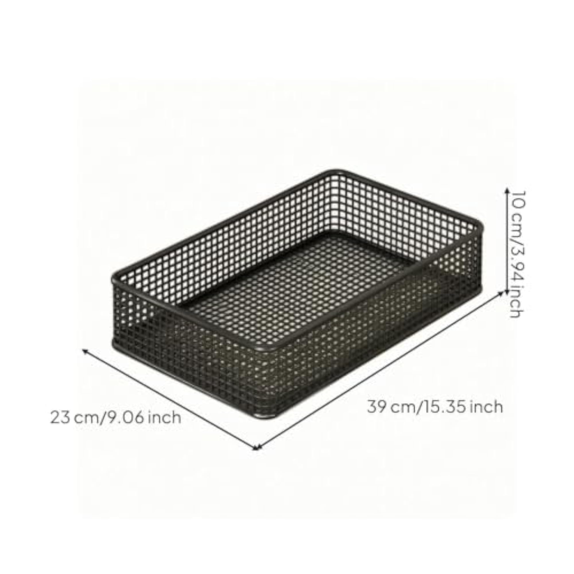 Low-Profile Under-Bed Storage Box, Reinforced Mesh Bin